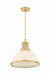 Hudson Valley - 9315-AGB - One Light Pendant - Pinesbridge - Aged Brass