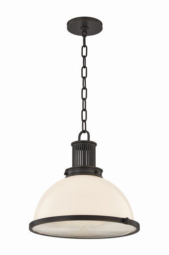 Pinesbridge One Light Pendant Distressed Bronze