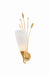 Hudson Valley - 9528-VGL - One Light Wall Sconce - Forest Glen - Vintage Gold Leaf