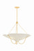 Hudson Valley - AH4628-AGB - Three Light Pendant - Gerhard - Aged Brass