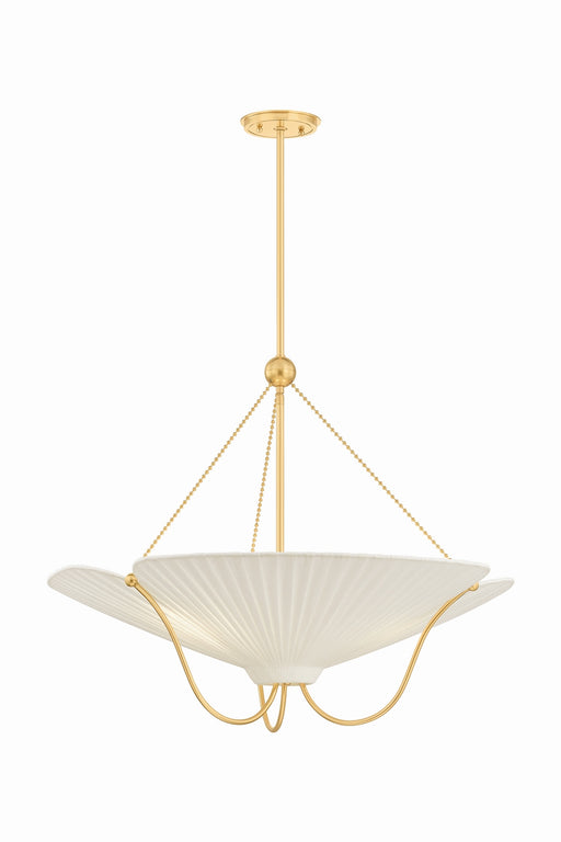 Hudson Valley - AH4628-AGB - Three Light Pendant - Gerhard - Aged Brass