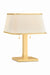 Hudson Valley - AHL8419-AGB - Two Light Table Lamp - Claude - Aged Brass