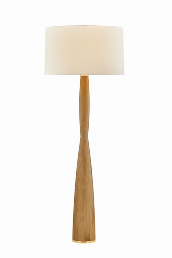Somers Chase One Light Floor Lamp Aged Brass
