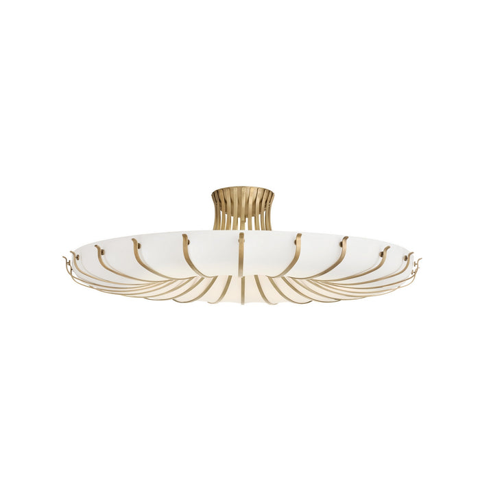 Arteriors - DFC17 - Ten Light Flush Mount - Chambers - Ivory