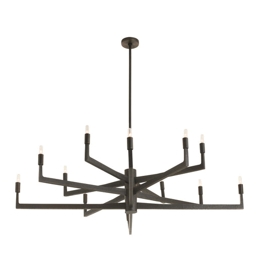 Griff 12 Light Chandelier English Bronze