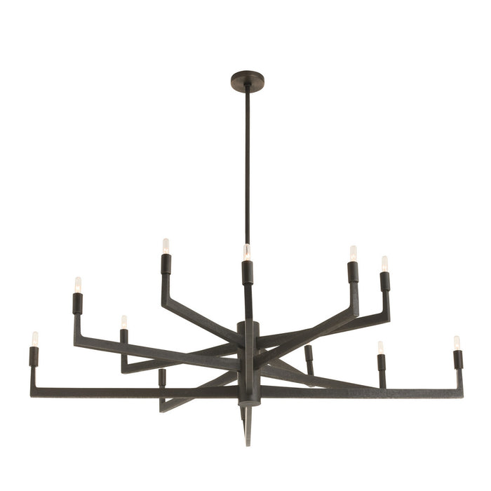 Arteriors - DLC44 - 12 Light Chandelier - Griff - English Bronze