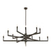 Arteriors - DLC44 - 12 Light Chandelier - Griff - English Bronze