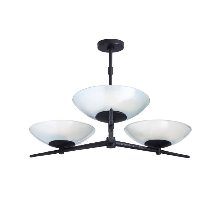 Arteriors - DLI11 - Nine Light Chandelier - Mason - Natural Iron