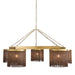 Arteriors - DLI14 - Five Light Chandelier - Langston - Vintage Brass