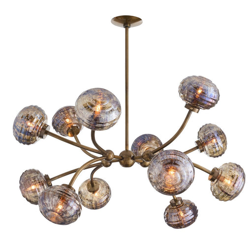 Merrick 12 Light Chandelier Vintage Brass