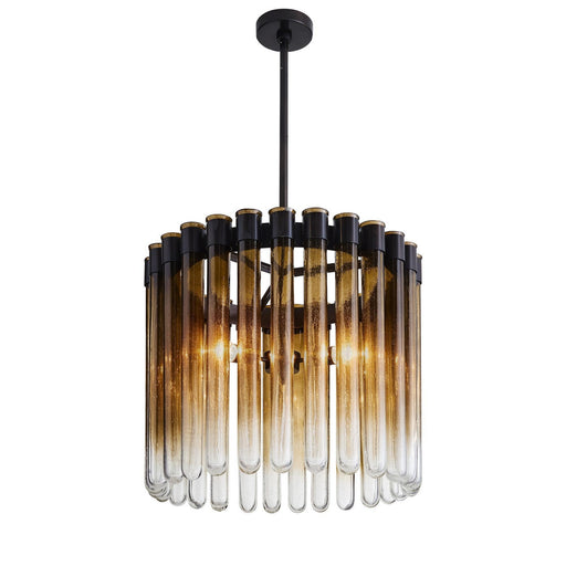 Maxton Three Light Chandelier Smokey Ombre