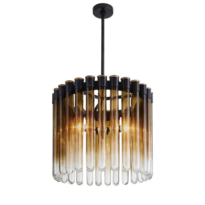 Arteriors - DSI12 - Three Light Chandelier - Maxton - Smokey Ombre