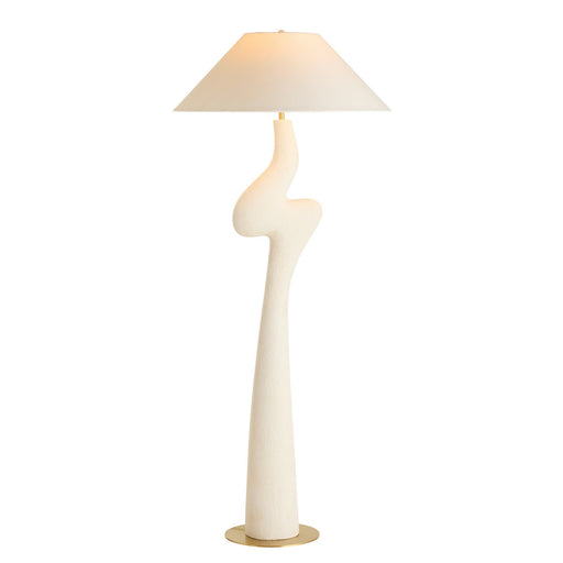 Nicolette One Light Floor Lamp Ivory