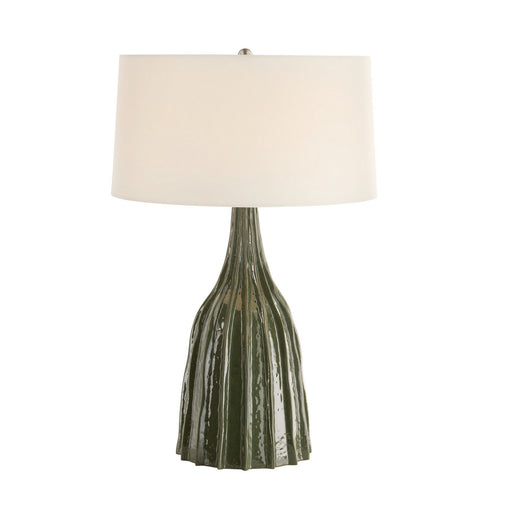 Nyla One Light Table Lamp Dark Green Reactive