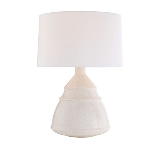 Matteo One Light Table Lamp Ivory Stained Crackle