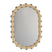 Arteriors - WMC05 - Mirror - Nicolai - Faux Travertine