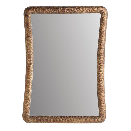 Malakai Mirror Antiqued Gold Leaf