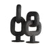 Arteriors - ASC41 - Sculptures, Set of 2 - Merritt - Ebony