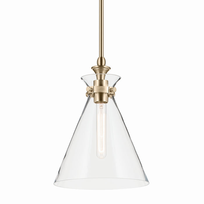 Kichler - 52774CPZCLR - One Light Pendant - Laria - Champagne Bronze