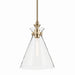 Kichler - 52774CPZCLR - One Light Pendant - Laria - Champagne Bronze