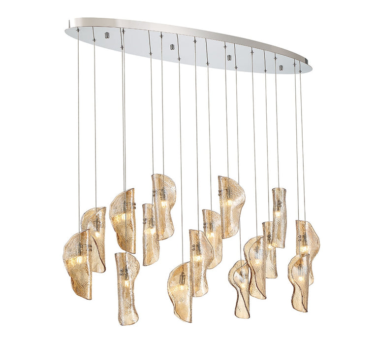 Lib & Co. - 10172-018-01 - LED Chandelier - Sorrento - Chrome