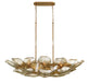 Lib & Co. - 12204-037 - 26 Light Island Chandelier - Corato - Brushed Brass
