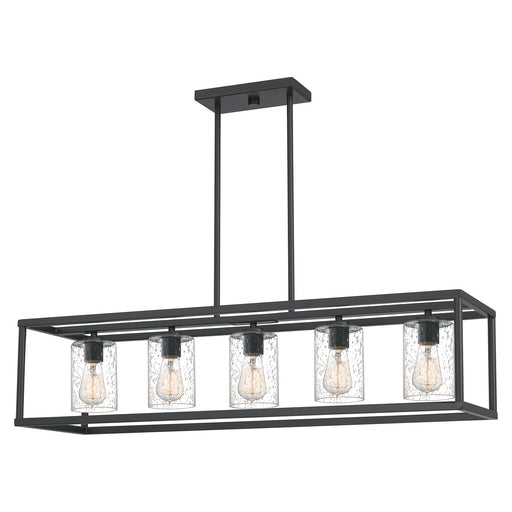New Harbor Five Light Linear Chandelier Old Bronze