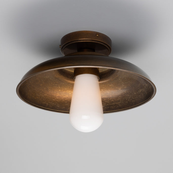 Mullan Lighting - MLBCF009ANTBRSOP - One Light Flush Mount - Darya - Antique Brass