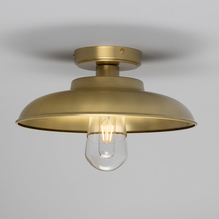 Mullan Lighting - MLBCF009SATBRSCL - One Light Flush Mount - Darya - Satin Brass