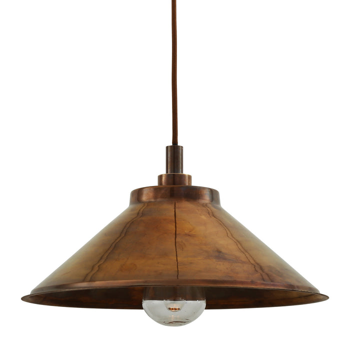 Mullan Lighting - MLBP002ANTBRSCL - One Light Pendant - Nerissa - Antique Brass