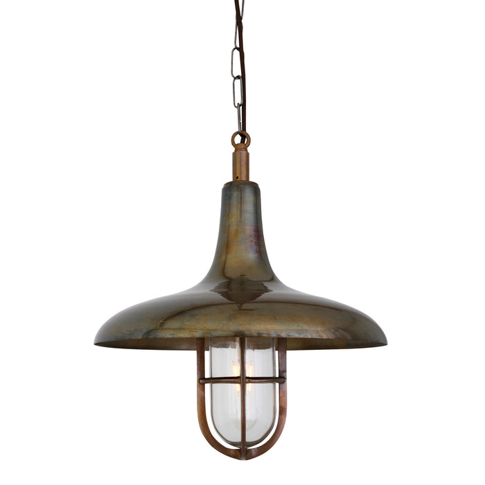 Mullan Lighting - MLBP032ANTBRSCL - One Light Pendant - Mira - Antique Brass