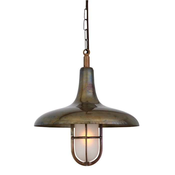 Mullan Lighting - MLBP032ANTBRSFR - One Light Pendant - Mira - Antique Brass