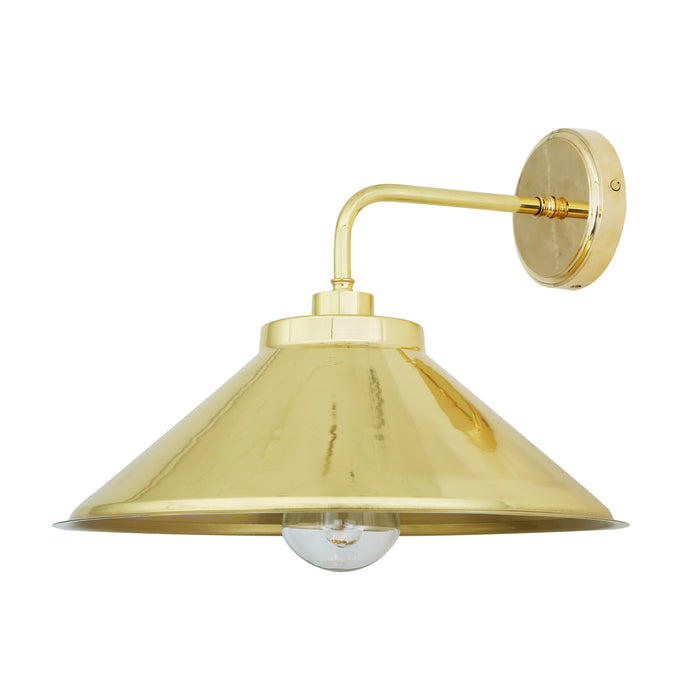Mullan Lighting - MLBWL002POLBRSCL - One Light Wall Sconce - Nerissa - Polished Brass