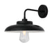 Mullan Lighting - MLBWL005PCMBKCL - One Light Wall Sconce - Darya - Matt Black & White Inner