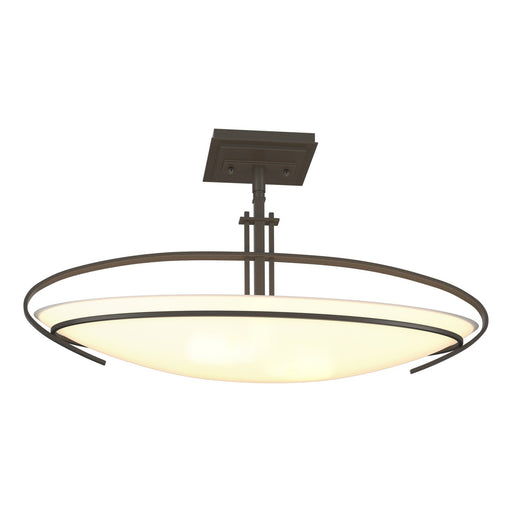 Mackintosh Two Light Semi-Flush Mount Dark Smoke