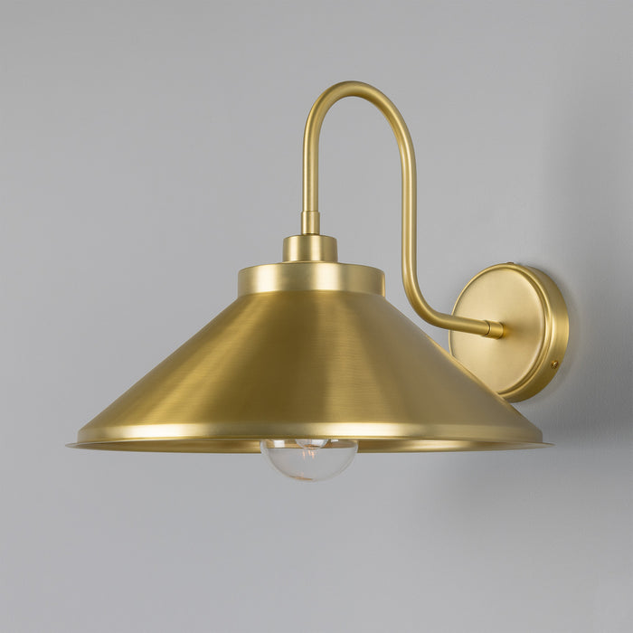 Mullan Lighting - MLBWL052SATBRSCL - One Light Wall Sconce - Nerissa - Satin Brass