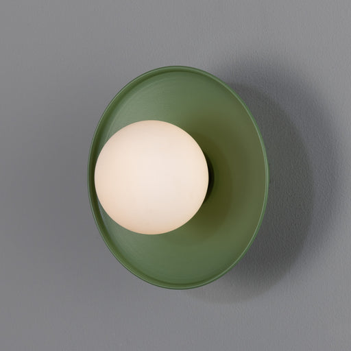 Aosta One Light Wall Sconce Sage Green