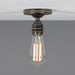 Mullan Lighting - MLCF109ANTSLV - One Light Flush Mount - Bexter - Antique Silver