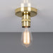 Mullan Lighting - MLCF109POLBRS - One Light Flush Mount - Bexter - Polished Brass