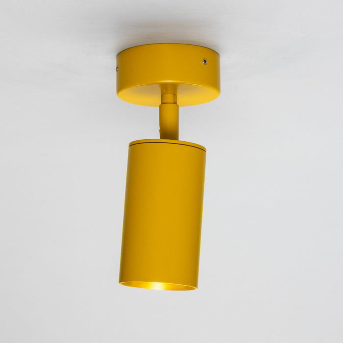 Mullan Lighting - MLCF121PCMHY - One Light Flush Mount - Evanston - Pc Mustard Honey Yellow