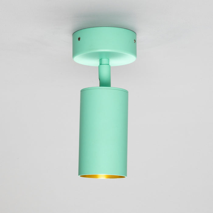 Mullan Lighting - MLCF121PCMMT - One Light Flush Mount - Evanston - Pc Mint Turquoise