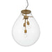 Golden - 2088-20P BCB-CLR - Three Light Pendant - Drop - Brushed Champagne Brass