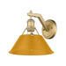 Golden - 3306-1W BCB-AY - One Light Wall Sconce - Orwell - Brushed Champagne Brass