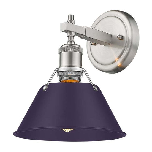 Orwell One Light Bath Vanity Pewter