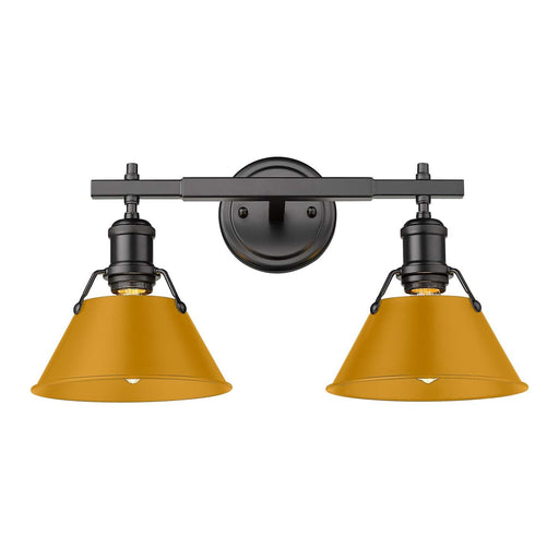 Orwell Two Light Vanity Matte Black