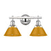 Golden - 3306-BA2 CH-AY - Two Light Vanity - Orwell - Chrome