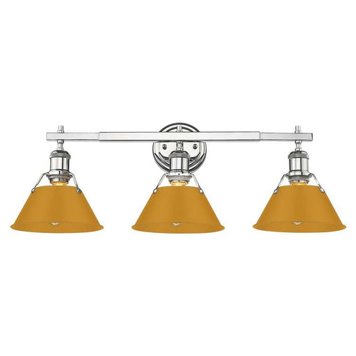 Orwell Three Light Vanity Chrome