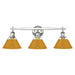 Golden - 3306-BA3 CH-AY - Three Light Vanity - Orwell - Chrome