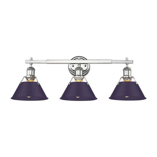 Orwell Three Light Vanity Chrome