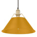 Golden - 3306-L BCB-AY - One Light Pendant - Orwell - Brushed Champagne Brass